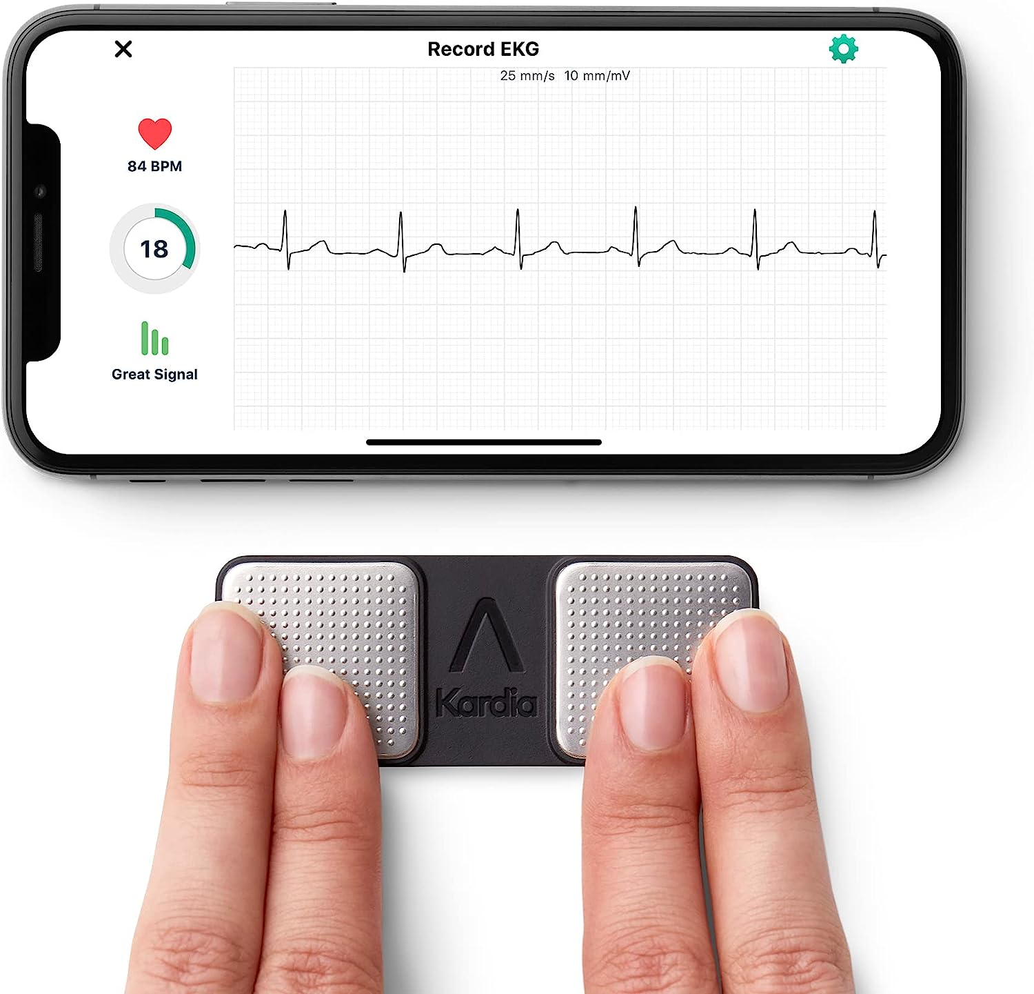 KardiaMobile 1-Lead Personal EKG Monitor – Record EKGs at Home – Detects AFib and Irregular Arrhythmias – Instant Results in 30 Seconds – Easy to Use – Works with Most Smartphones - FSA/HSA Eligible KardiaMobile 1-Lead Personal EKG Monitor – Record EKGs at Home – Detects AFib and Irregular Arrhythmias – Instant Results in 30 Seconds – Easy to Use – Works with Most Smartphones - FSA/HSA Eligible