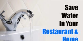 Save Water In Your Restaurant & Home