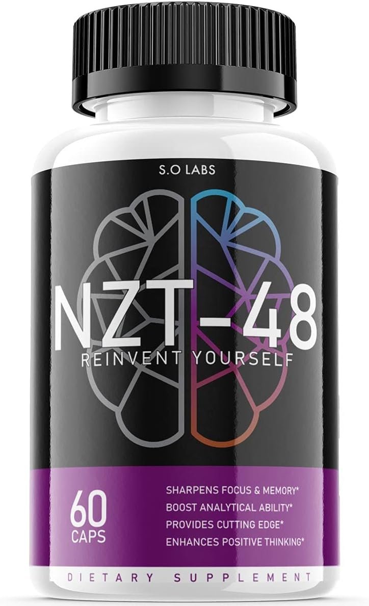 NZT 48 Limitless Pill Reinvent Yourself NZT-48 Focus Memory Brain Booster Supplement (1 Pack)