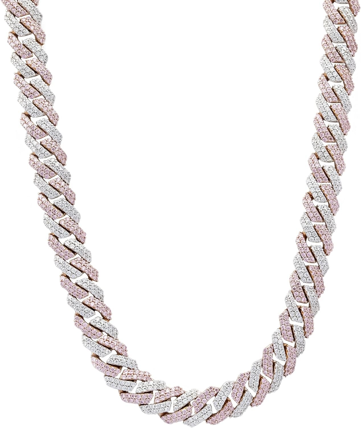 The GLD Shop Two-Tone Prong Link Choker (20 Inch)