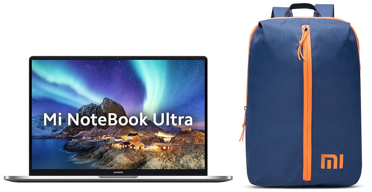 Mi Notebook Ultra 3.2K Resolution Display Intel Core I7-11370H 11Th Gen 15.6 Inches (39.62 Cm) Thin And Light Laptop (16Gb/512Gb Ssd/Iris Xe Graphic/Windows 10/Ms Office 21/Backlit Kb/Fp Sensor/1.7Kg)