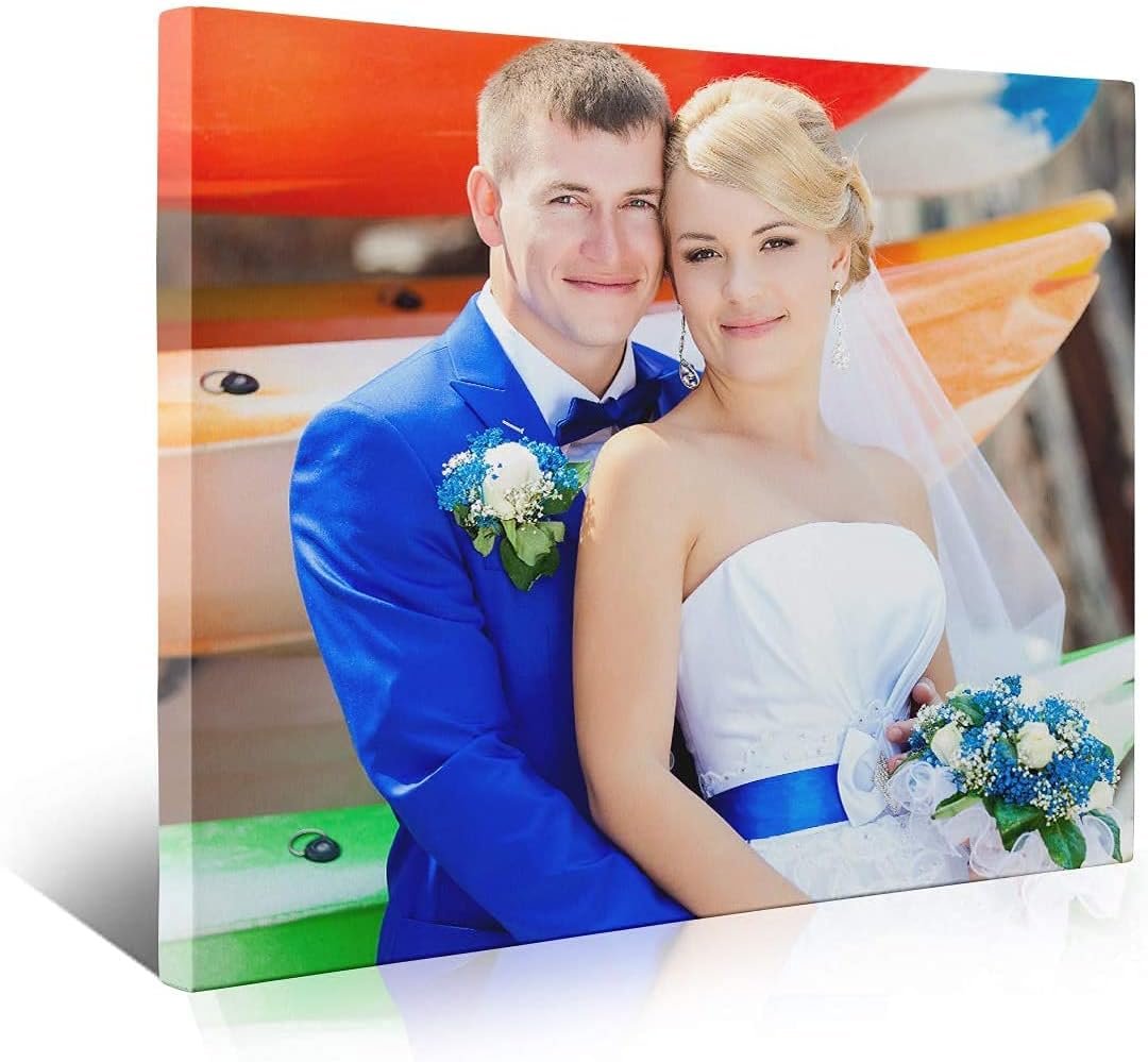 CanvasChamp Custom Canvas Prints with Your Photos, Personalized Canvas Pictures for Wall to Print Framed (20 x 24)