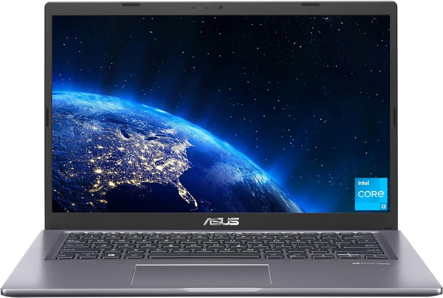 ASUS VivoBook 14 Slim Laptop Computer, 14 IPS FHD Display, Intel Core i3-1115G4 Processor, 4GB DDR4, 128GB PCIe SSD, Fingerprint Reader, Windows 11 Home in S Mode, Slate Grey, F415EA-AS31