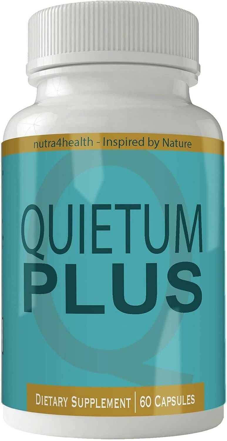 Quietum Plus Complete Tinnitus Relief Supplement, 60 Capsules, Proprietary Blend to Reduce Ear Ringing and Support Optimal Hearing Function and Clarity