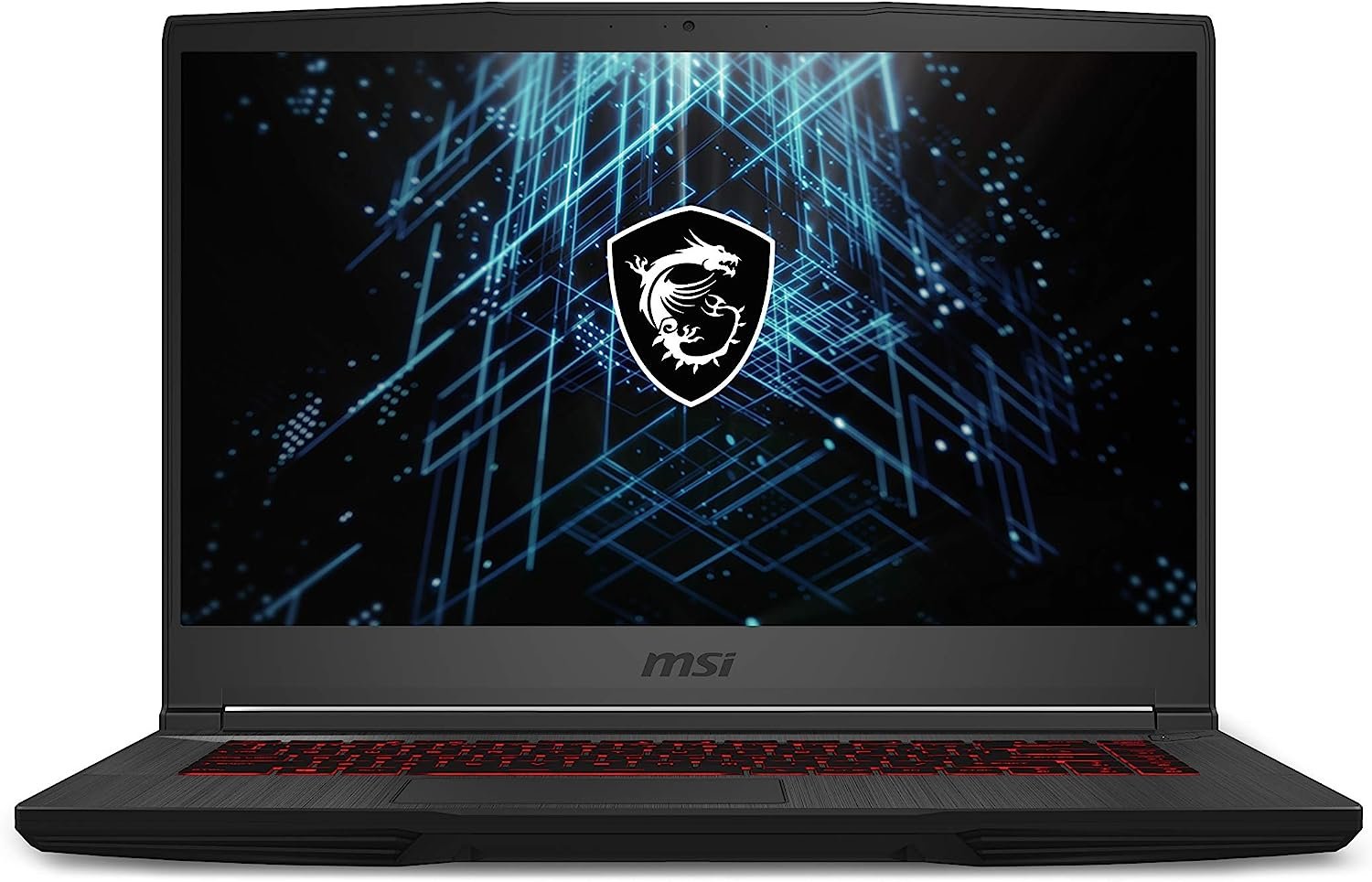 MSI GF65 Gaming Laptop: 15.6 144Hz FHD 1080p, Intel Core i7-10750H 6 Core, NVIDIA GeForce RTX 3060, 16GB, 512GB NVMe SSD, WiFi 6, Red Keyboard, Win 10, Black (10UE-047)